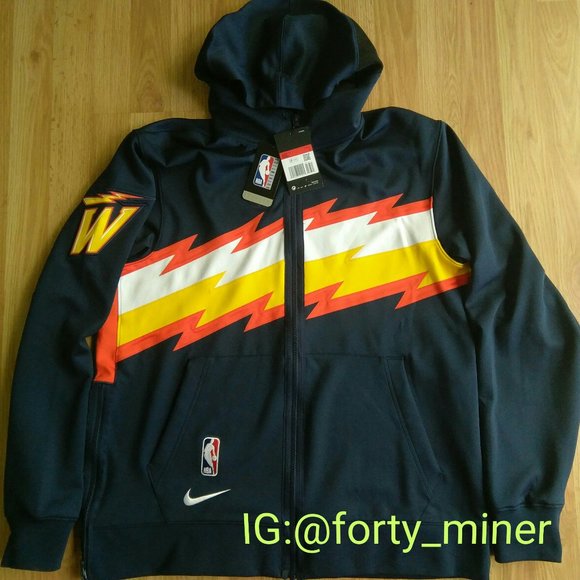 Golden State Warriors On Court Jacket - Picture 1 of 7